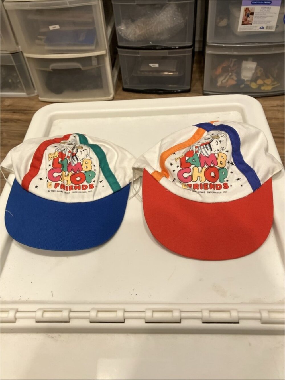 Vintage 1993 Lamb Chop & Friends Hat Child’s One Size New W/Tags Set